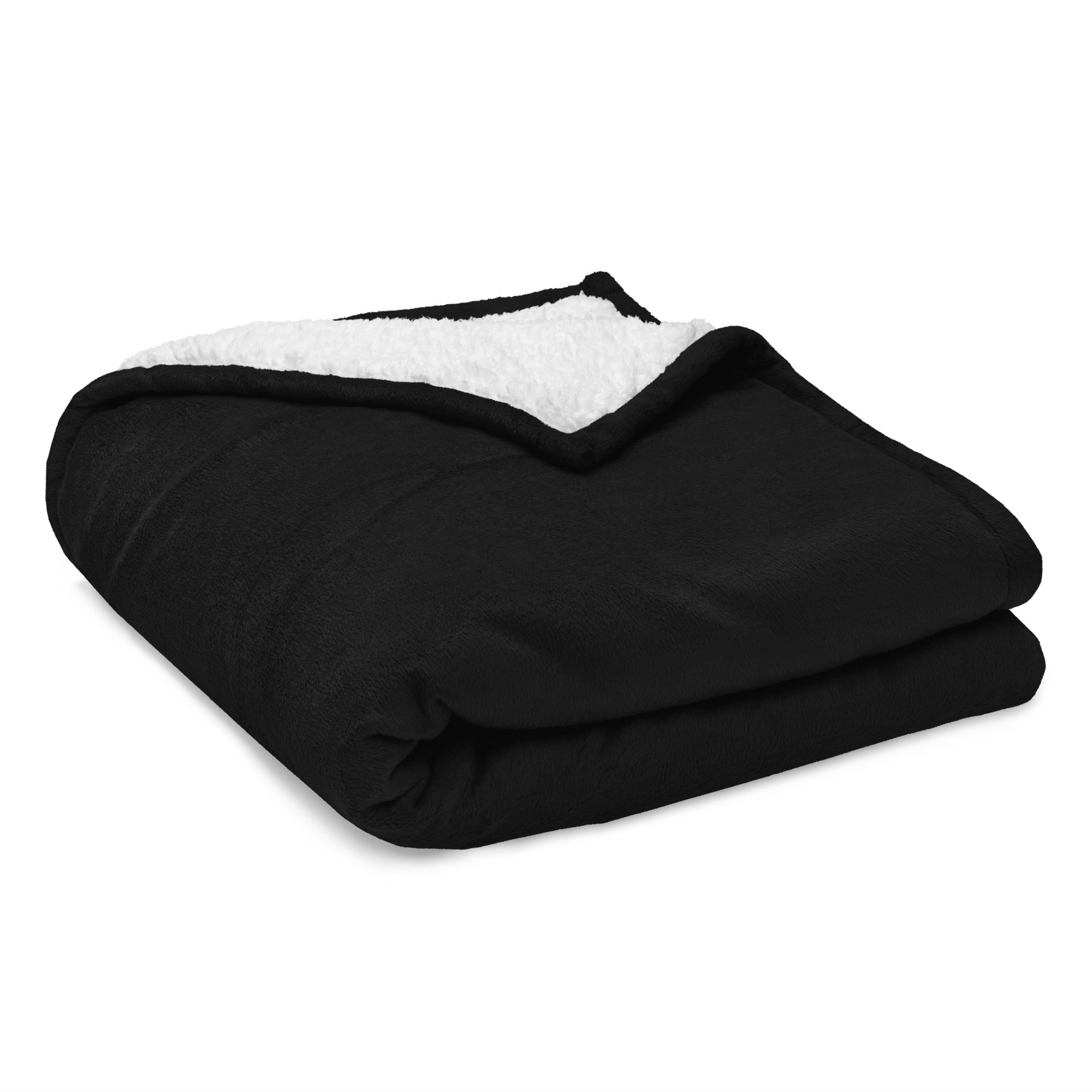 Stephanie Gayle Signature White Logo Premium Sherpa Blanket