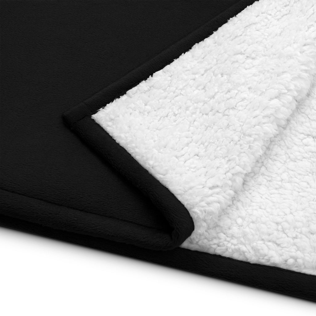 Stephanie Gayle Signature White Logo Premium Sherpa Blanket