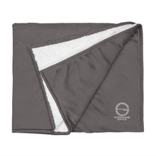 Load image into Gallery viewer, Stephanie Gayle Signature White Logo Premium Sherpa Blanket