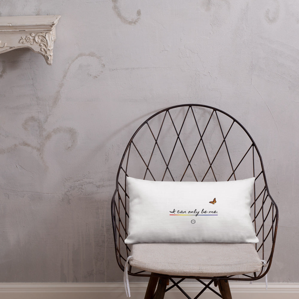 I Can Only Be Me 2021 Black Type Premium Pillow