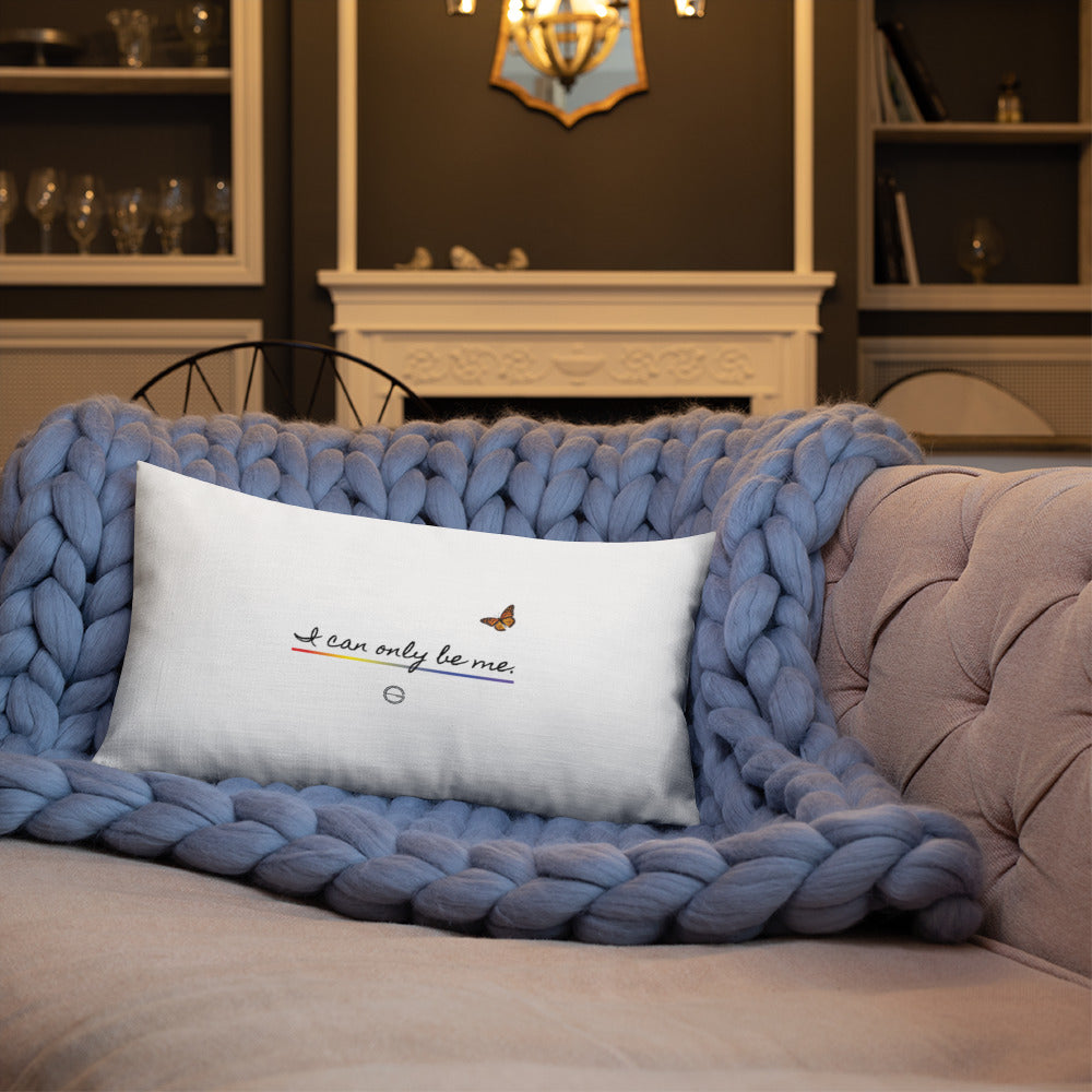 I Can Only Be Me 2021 Black Type Premium Pillow