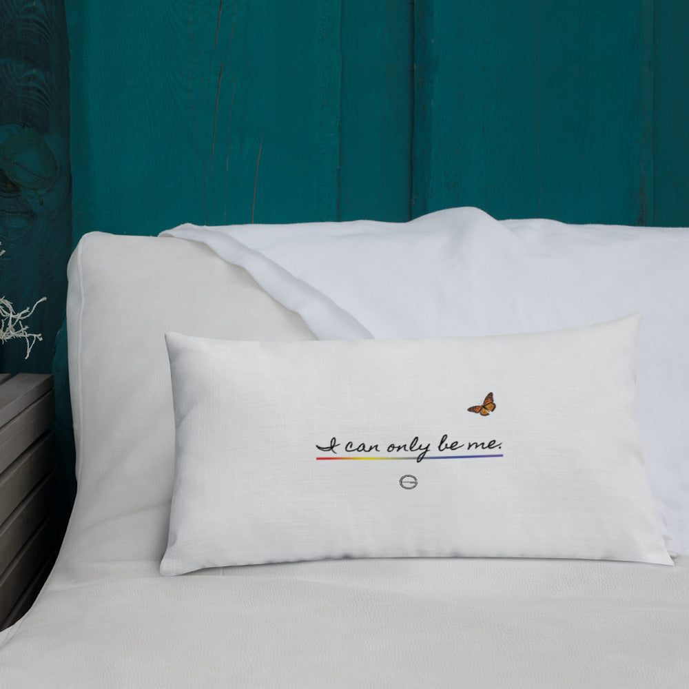 I Can Only Be Me 2021 Black Type Premium Pillow