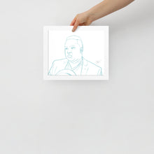Load image into Gallery viewer, Stephanie Gayle Contour Self-Portrait with Artist Signature Framed Poster