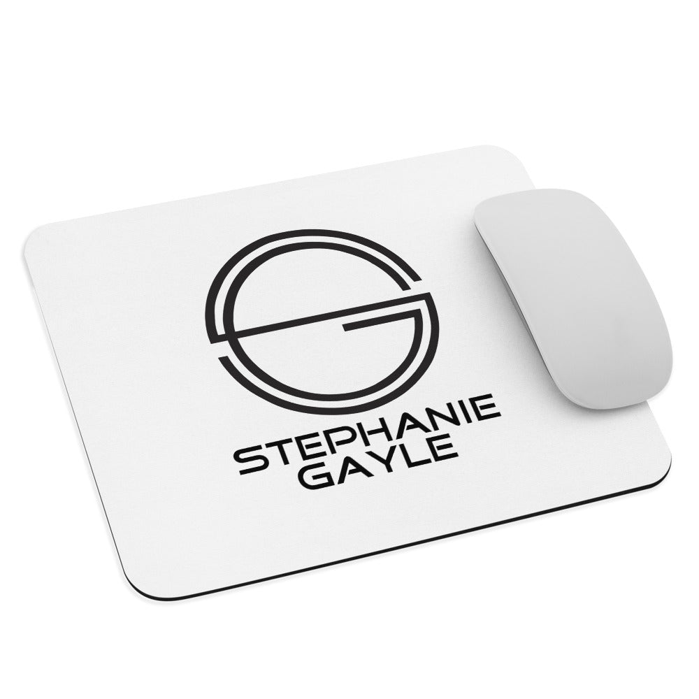Stephanie Gayle Signature 2022 Black Logo Mouse Pad