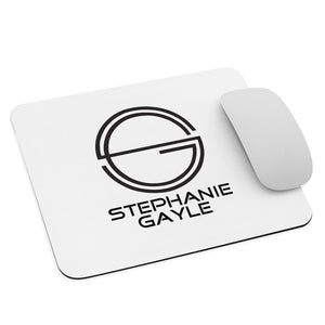 Stephanie Gayle Signature 2022 Black Logo Mouse Pad