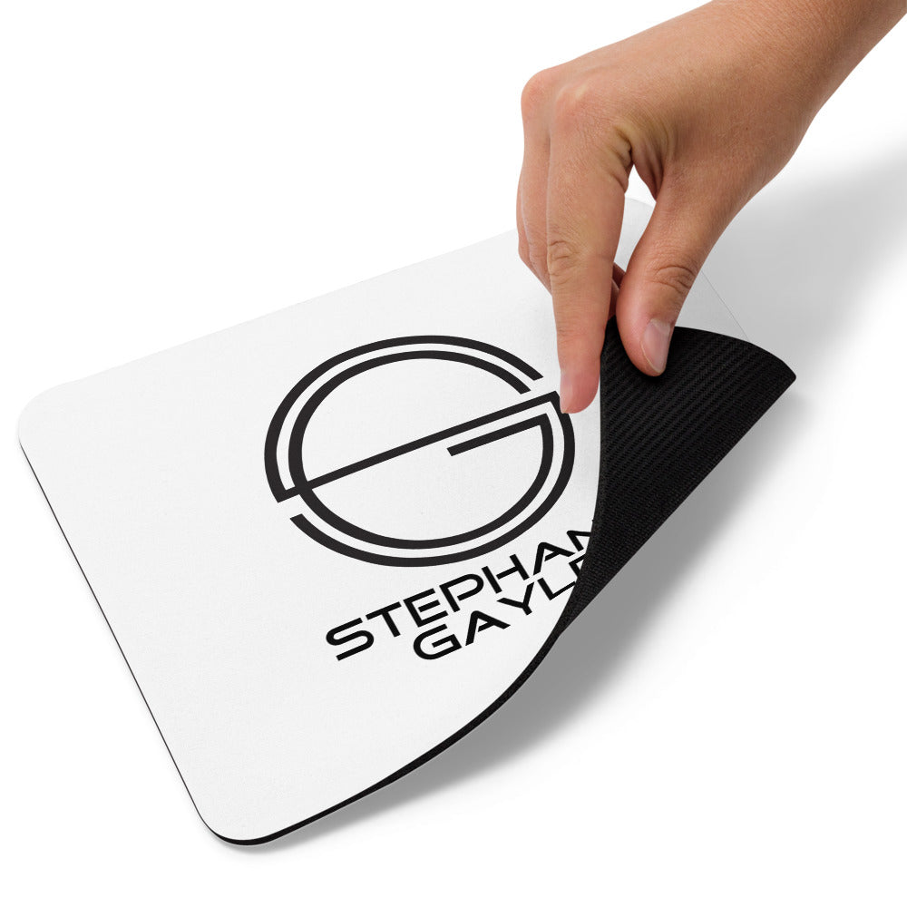 Stephanie Gayle Signature 2022 Black Logo Mouse Pad