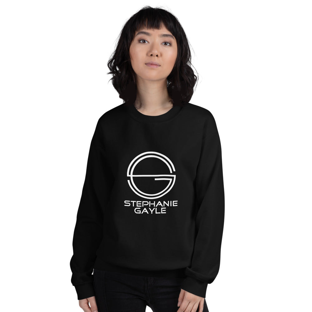 Stephanie Gayle Signature 2022 White Logo Unisex Sweatshirt