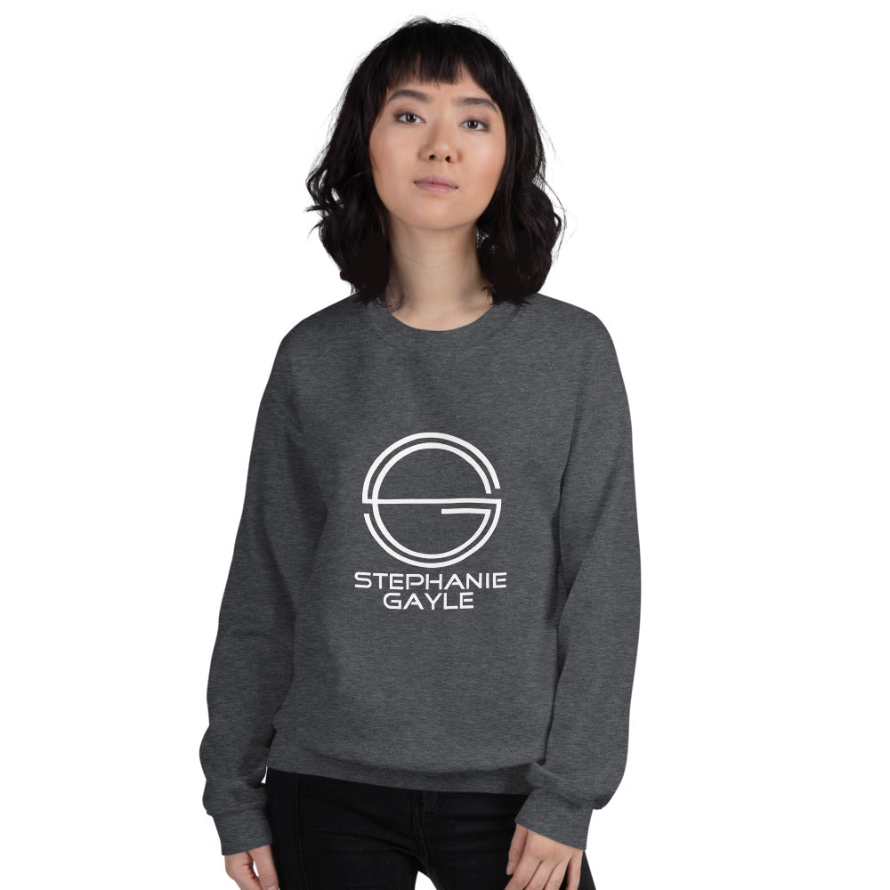 Stephanie Gayle Signature 2022 White Logo Unisex Sweatshirt