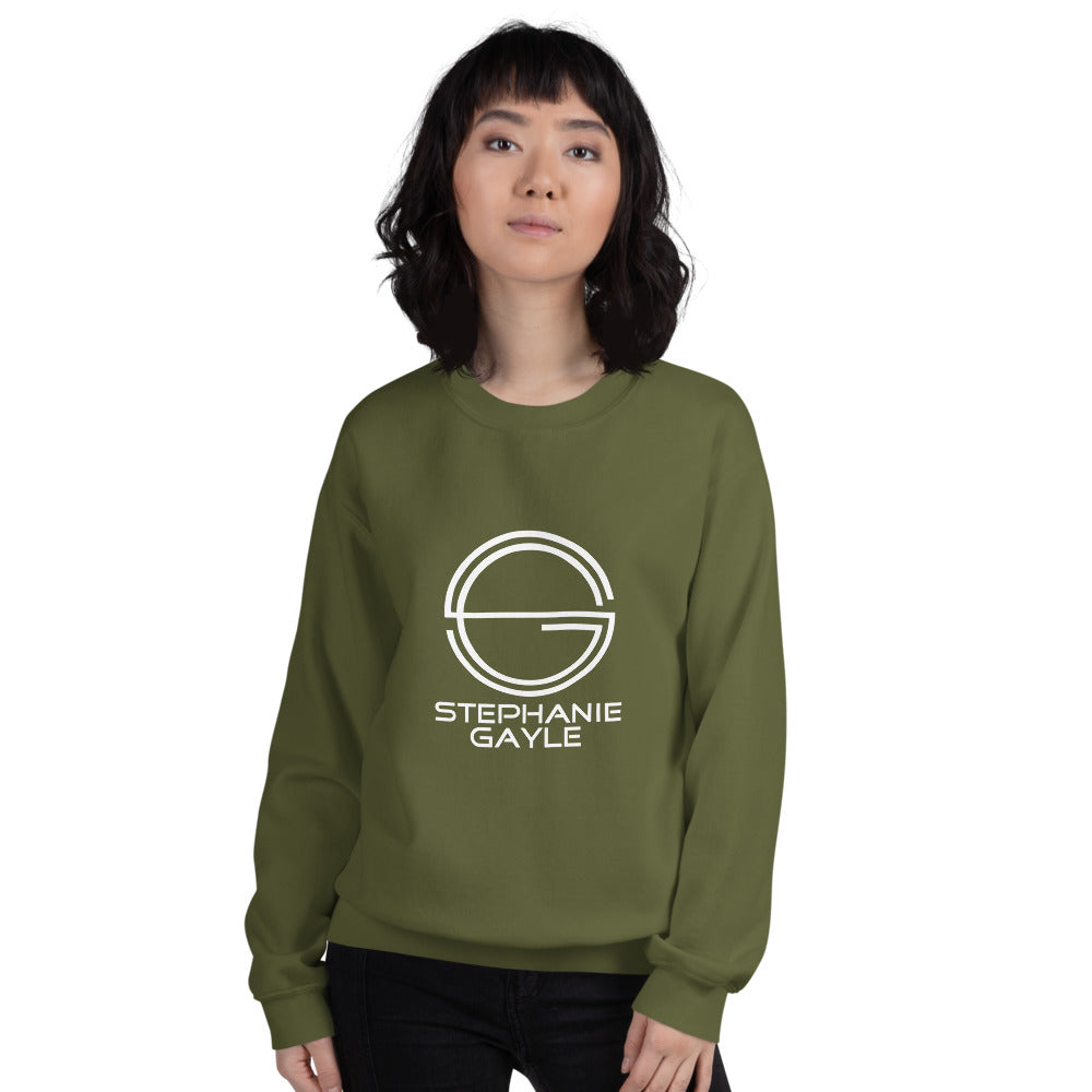 Stephanie Gayle Signature 2022 White Logo Unisex Sweatshirt