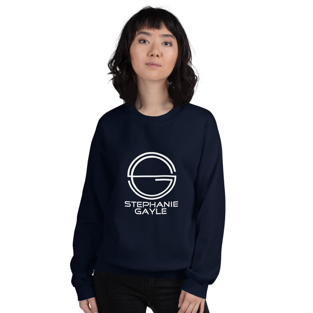 Stephanie Gayle Signature 2022 White Logo Unisex Sweatshirt