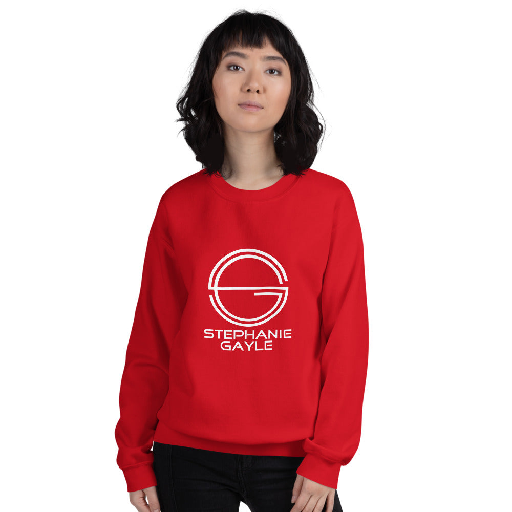 Stephanie Gayle Signature 2022 White Logo Unisex Sweatshirt
