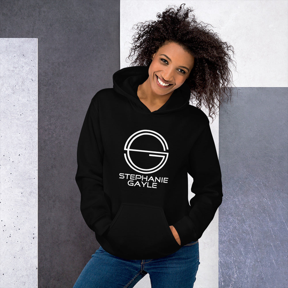 Stephanie Gayle 2022 White Logo Unisex Hoodie