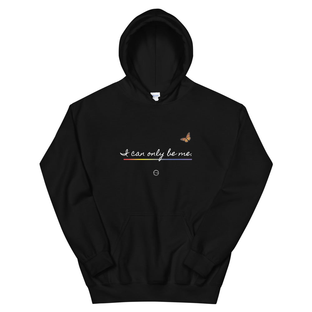 I Can Only Be Me 2021 White Type Unisex Hoodie
