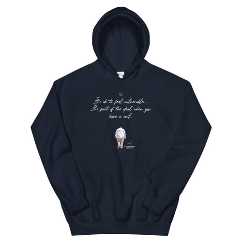 Vulnerable 2021 White Type Lyric 1 Unisex Hoodie