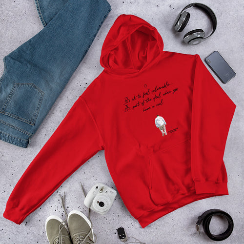 Vulnerable 2021 Black Type Lyric 1 Unisex Hoodie