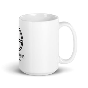 Stephanie Gayle Signature 2022 Black Logo White Glossy Mug